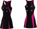 Bio Tec Black Pink Women's Netball Dress